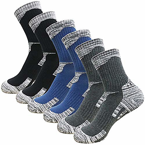men's outdoor socks/no blister terry cushion, breathable, moisture wicking,multi performance hiking trekking walking athletic socks (multicoloured-6 pairs, uk 6.5-9 / eu 39-43.5)
men's outdoor socks/no blister terry cushion, breathable, moisture wicking,multi performance hiking trekking walking athletic socks (multicoloured-6 pairs, uk 6.5-9 / eu 39-43.5)