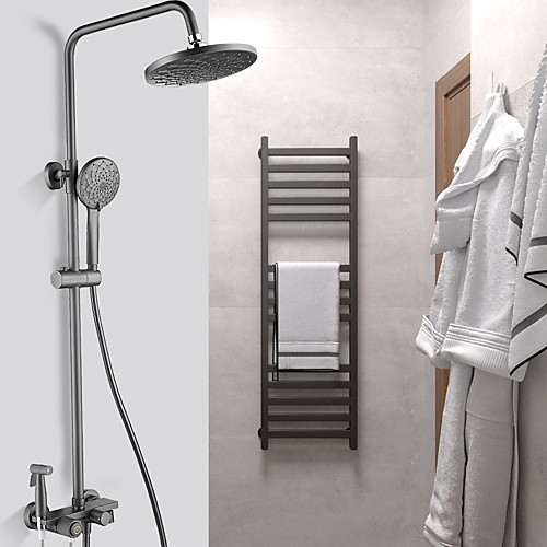 Shower System Set - Handshower Included Contemporary / Antique Painted Finishes Mount Outside
Shower System Set - Handshower Included Contemporary / Antique Painted Finishes Mount Outside