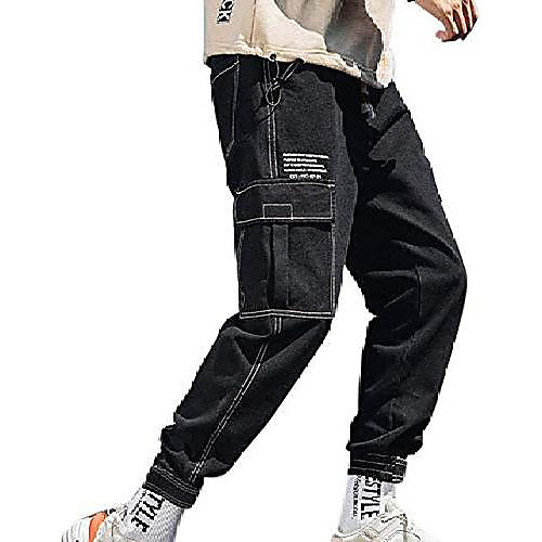hip hop joggers streetwear cargo pants for men teen multi-pocket jeans casual loose overalls
hip hop joggers streetwear cargo pants for men teen multi-pocket jeans casual loose overalls