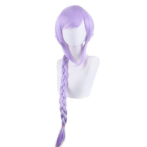 Cosplay Wig Straight Braid With Bangs Wig Long Purple Synthetic Hair 24 inch Women's Anime Cosplay Easy to Carry Purple
Cosplay Wig Straight Braid With Bangs Wig Long Purple Synthetic Hair 24 inch Women's Anime Cosplay Easy to Carry Purple