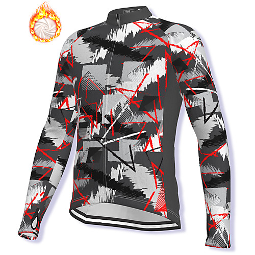 21Grams Men's Long Sleeve Cycling Jacket Winter Fleece Spandex Grey Bike Jacket Mountain Bike MTB Road Bike Cycling Fleece Lining Warm Sports Clothing Apparel / Stretchy / Athleisure
21Grams Men's Long Sleeve Cycling Jacket Winter Fleece Spandex Grey Bike Jacket Mountain Bike MTB Road Bike Cycling Fleece Lining Warm Sports Clothing Apparel / Stretchy / Athleisure
