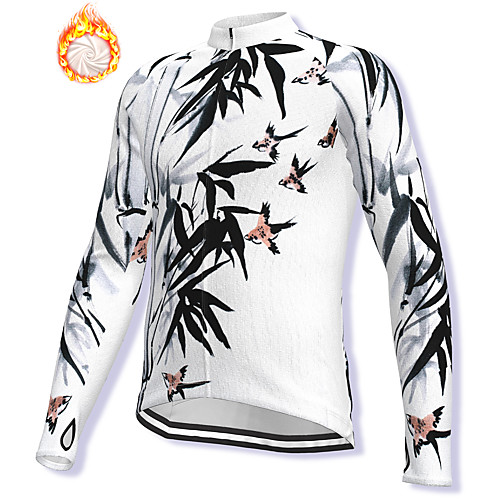 21Grams Men's Long Sleeve Cycling Jacket Winter Fleece Spandex White Bike Jacket Mountain Bike MTB Road Bike Cycling Fleece Lining Warm Sports Clothing Apparel / Stretchy / Athleisure
21Grams Men's Long Sleeve Cycling Jacket Winter Fleece Spandex White Bike Jacket Mountain Bike MTB Road Bike Cycling Fleece Lining Warm Sports Clothing Apparel / Stretchy / Athleisure