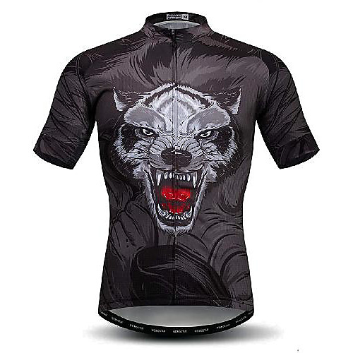 21Grams Men's Short Sleeve Cycling Jersey Black Animal Bike Jersey Mountain Bike MTB Road Bike Cycling Breathable Quick Dry Sports Clothing Apparel / Athletic
21Grams Men's Short Sleeve Cycling Jersey Black Animal Bike Jersey Mountain Bike MTB Road Bike Cycling Breathable Quick Dry Sports Clothing Apparel / Athletic
