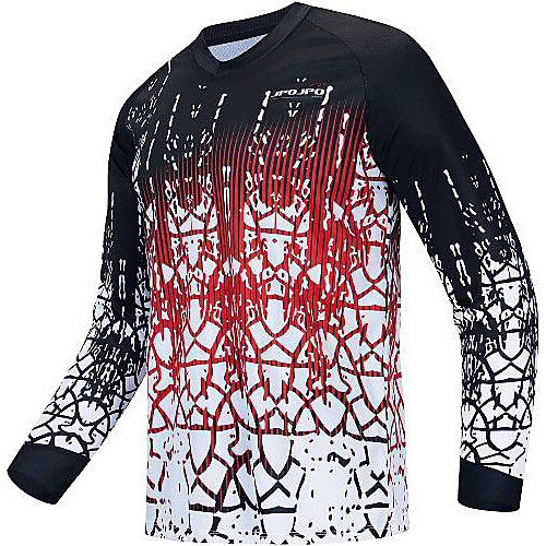 21Grams Men's Long Sleeve Downhill Jersey Spandex Black Bike Jersey Top Mountain Bike MTB Road Bike Cycling UV Resistant Quick Dry Sports Clothing Apparel / Athletic
21Grams Men's Long Sleeve Downhill Jersey Spandex Black Bike Jersey Top Mountain Bike MTB Road Bike Cycling UV Resistant Quick Dry Sports Clothing Apparel / Athletic