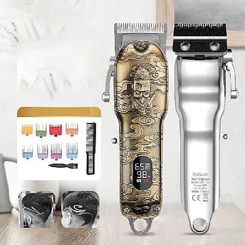 New Retro Oil Head Electric Clippers LCD Digital Display Hair Clipper Hair Salon Professional High-Power Electric Clipper Rechargeable
New Retro Oil Head Electric Clippers LCD Digital Display Hair Clipper Hair Salon Professional High-Power Electric Clipper Rechargeable