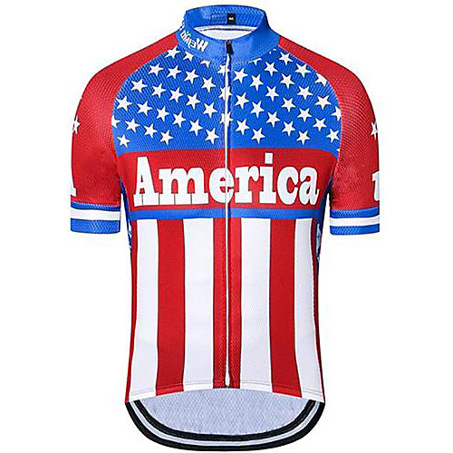 21Grams Men's Short Sleeve Cycling Jersey Red Bike Jersey Mountain Bike MTB Road Bike Cycling Breathable Quick Dry Sports Clothing Apparel / Athletic
21Grams Men's Short Sleeve Cycling Jersey Red Bike Jersey Mountain Bike MTB Road Bike Cycling Breathable Quick Dry Sports Clothing Apparel / Athletic
