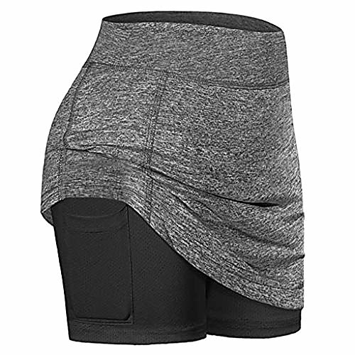 womens summer athletic tennis skirt golf skorts with pockets elastic for run yoga gray
womens summer athletic tennis skirt golf skorts with pockets elastic for run yoga gray