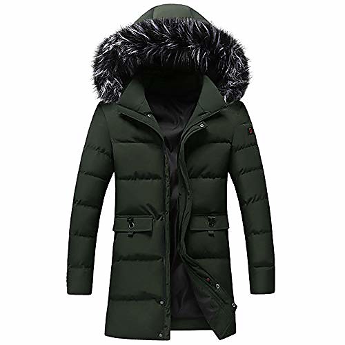 mens long quilted down jacket casual winter parka coat warm fleece puffer padded jacket with fur hood plus size green
mens long quilted down jacket casual winter parka coat warm fleece puffer padded jacket with fur hood plus size green