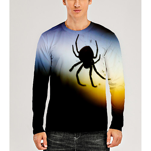 Men's T shirt 3D Print Graphic 3D Animal Print Long Sleeve Daily Tops Casual Black / White
Men's T shirt 3D Print Graphic 3D Animal Print Long Sleeve Daily Tops Casual Black / White