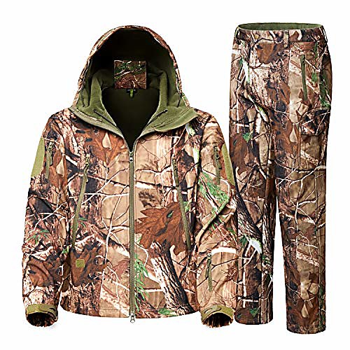 zgcamri men's camouflage hide hunting clothes, waterproof windproof jacket&pant, polar fleece hooded jacket warm jacket
zgcamri men's camouflage hide hunting clothes, waterproof windproof jacket&pant, polar fleece hooded jacket warm jacket