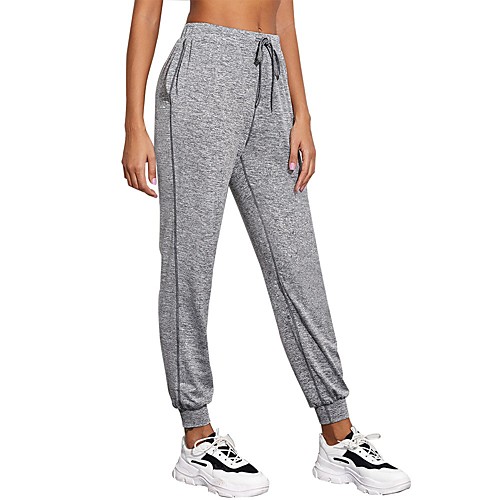 Women's Simple Sports Sports Sport Gym Pants Pants Solid Color Ankle-Length Drawstring Pocket Gray
Women's Simple Sports Sports Sport Gym Pants Pants Solid Color Ankle-Length Drawstring Pocket Gray