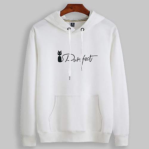 Women's Pullover Hoodie Sweatshirt Cat Graphic Text Front Pocket Daily Basic Casual Hoodies Sweatshirts White Red Yellow
Women's Pullover Hoodie Sweatshirt Cat Graphic Text Front Pocket Daily Basic Casual Hoodies Sweatshirts White Red Yellow
