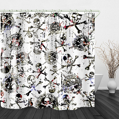 Scary Skull Print Waterproof Fabric Shower Curtain For Bathroom Home Decor Covered Bathtub Curtains Liner Includes With Hooks
Scary Skull Print Waterproof Fabric Shower Curtain For Bathroom Home Decor Covered Bathtub Curtains Liner Includes With Hooks