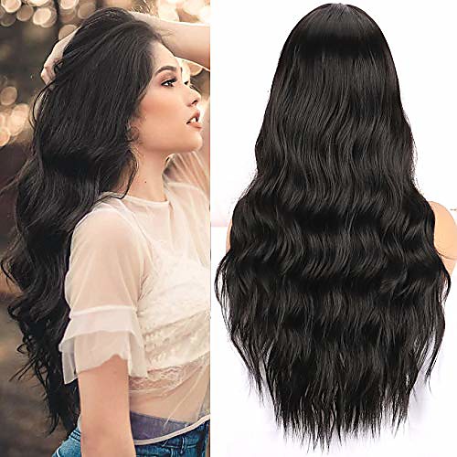 colorfulpanda black wigs for women natural synthetic hair black wig loose wavy wigs fancy dress wig middle parting cosplay halloween daily wear
colorfulpanda black wigs for women natural synthetic hair black wig loose wavy wigs fancy dress wig middle parting cosplay halloween daily wear