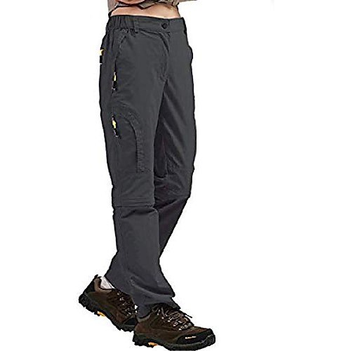 womens hiking convertible zip off outdoor lightweight quick drying travel stretch pants 4409,grey,27.
womens hiking convertible zip off outdoor lightweight quick drying travel stretch pants 4409,grey,27.