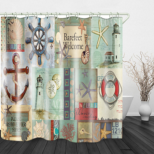 Vintage Anchor Print Waterproof Fabric Shower Curtain For Bathroom Home Decor Covered Bathtub Curtains Liner Includes With Hooks
Vintage Anchor Print Waterproof Fabric Shower Curtain For Bathroom Home Decor Covered Bathtub Curtains Liner Includes With Hooks