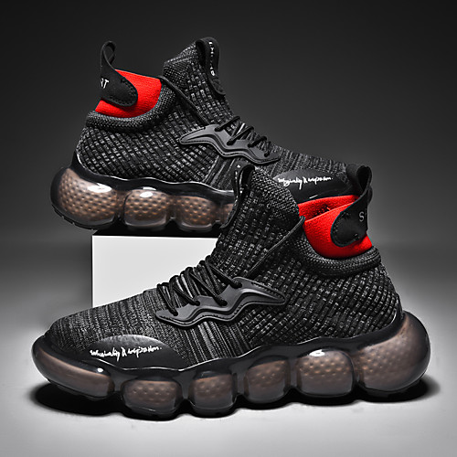 Men's Trainers Athletic Shoes Sporty Casual Athletic Running Shoes Basketball Shoes Tissage Volant Breathable Non-slipping Wear Proof Black / Red White Beige Fall
Men's Trainers Athletic Shoes Sporty Casual Athletic Running Shoes Basketball Shoes Tissage Volant Breathable Non-slipping Wear Proof Black / Red White Beige Fall