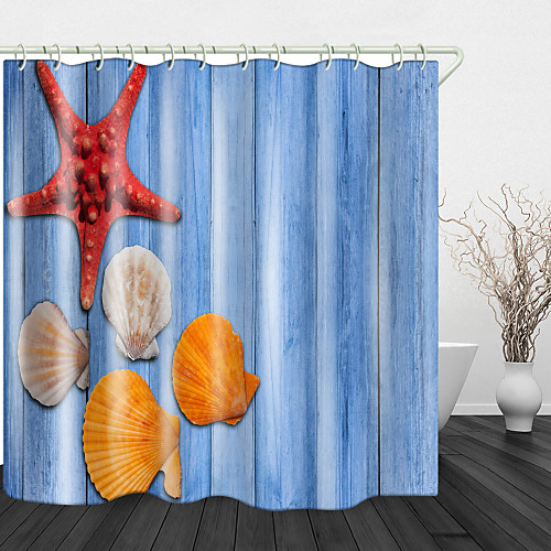 Shells On Wooden Board Print Waterproof Fabric Shower Curtain For Bathroom Home Decor Covered Bathtub Curtains Liner Includes With Hooks
Shells On Wooden Board Print Waterproof Fabric Shower Curtain For Bathroom Home Decor Covered Bathtub Curtains Liner Includes With Hooks