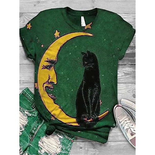 Women's Plus Size Print Animal T shirt Large Size Round Neck Short Sleeve Tops Big Size
Women's Plus Size Print Animal T shirt Large Size Round Neck Short Sleeve Tops Big Size