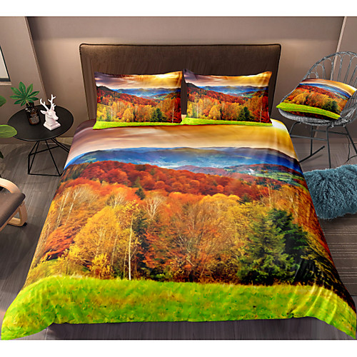 Landscape Print 3-Piece Duvet Cover Set Hotel Bedding Sets Comforter Cover with Soft Lightweight Microfiber, Include 1 Duvet Cover, 2 Pillowcases for Double/Queen/King(1 Pillowcase for Twin/Single)
Landscape Print 3-Piece Duvet Cover Set Hotel Bedding Sets Comforter Cover with Soft Lightweight Microfiber, Include 1 Duvet Cover, 2 Pillowcases for Double/Queen/King(1 Pillowcase for Twin/Single)