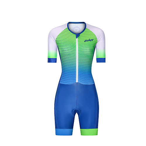 Women's Men's Short Sleeve Triathlon Tri Suit Green Polka Dot Gradient Bike Breathable Quick Dry Sports Polka Dot Mountain Bike MTB Road Bike Cycling Clothing Apparel / Stretchy / Athletic
Women's Men's Short Sleeve Triathlon Tri Suit Green Polka Dot Gradient Bike Breathable Quick Dry Sports Polka Dot Mountain Bike MTB Road Bike Cycling Clothing Apparel / Stretchy / Athletic