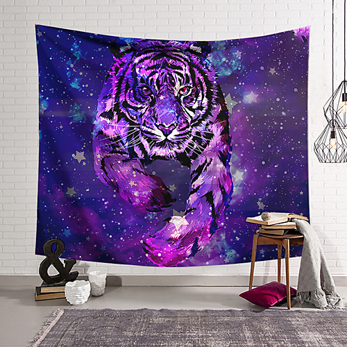 Wall Tapestry Art Deco Blanket Curtain Hanging Home Bedroom Living Room Dormitory Decoration Polyester Fiber Animal Painted Purple Tiger
Wall Tapestry Art Deco Blanket Curtain Hanging Home Bedroom Living Room Dormitory Decoration Polyester Fiber Animal Painted Purple Tiger
