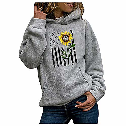 women fashion sunflower graphic hooded pullover sweaters casual comfy long sleeve hoodies shirts tops sweatshirts gray
women fashion sunflower graphic hooded pullover sweaters casual comfy long sleeve hoodies shirts tops sweatshirts gray