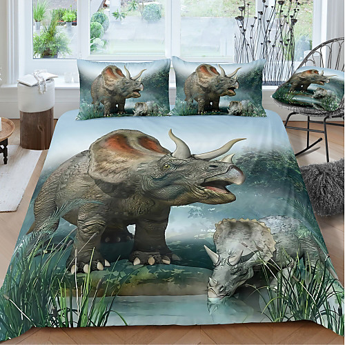 Animal Series Dinosaur Print 3-Piece Duvet Cover Set Hotel Bedding Sets Comforter Cover with Soft Lightweight Microfiber For Holiday Decoration(Include 1 Duvet Cover and 1or 2 Pillowcases)
Animal Series Dinosaur Print 3-Piece Duvet Cover Set Hotel Bedding Sets Comforter Cover with Soft Lightweight Microfiber For Holiday Decoration(Include 1 Duvet Cover and 1or 2 Pillowcases)