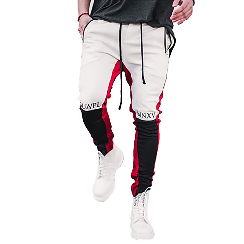 Men's Sports & Outdoors Sporty Breathable Fitness Gym Jogger Pants Pants Letter Full Length Sporty Patchwork Drawstring White Red Gray
Men's Sports & Outdoors Sporty Breathable Fitness Gym Jogger Pants Pants Letter Full Length Sporty Patchwork Drawstring White Red Gray