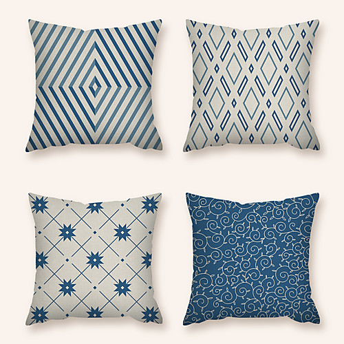 Cushion Cover 4PC Linen Soft Decorative Square Throw Pillow Cover Cushion Case Pillowcase for Sofa Bedroom 45 x 45 cm (18 x 18 Inch) Superior Quality Machine Washable
Cushion Cover 4PC Linen Soft Decorative Square Throw Pillow Cover Cushion Case Pillowcase for Sofa Bedroom 45 x 45 cm (18 x 18 Inch) Superior Quality Machine Washable