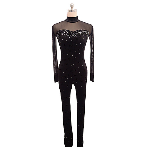 Figure Skating Pants Women's Girls' Ice Skating Bodysuit Black Royal Blue Patchwork Spandex High Elasticity Training Competition Skating Wear Crystal / Rhinestone Long Sleeve Ice Skating Figure
Figure Skating Pants Women's Girls' Ice Skating Bodysuit Black Royal Blue Patchwork Spandex High Elasticity Training Competition Skating Wear Crystal / Rhinestone Long Sleeve Ice Skating Figure