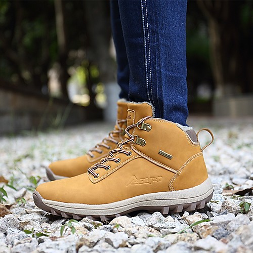 Unisex Trainers Athletic Shoes Vintage Daily Outdoor Walking Shoes Faux Leather Warm Non-slipping Booties / Ankle Boots Dark Brown Black Yellow Fall Winter
Unisex Trainers Athletic Shoes Vintage Daily Outdoor Walking Shoes Faux Leather Warm Non-slipping Booties / Ankle Boots Dark Brown Black Yellow Fall Winter