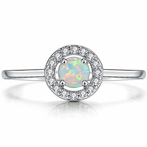 white gold plated creaed fire opal solitaire wedding engagement ring (silver, 6)
white gold plated creaed fire opal solitaire wedding engagement ring (silver, 6)