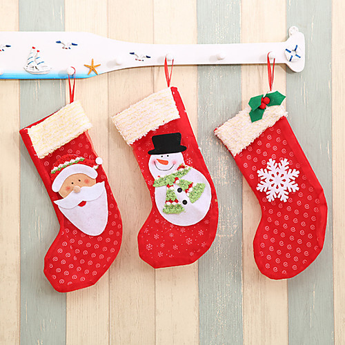 Christmas Stockings Fabric Santa Claus Sock Gift Kids Candy Bag Snowman Snowflakes Pocket Hanging Xmas Trees Ornaments 3pcs
Christmas Stockings Fabric Santa Claus Sock Gift Kids Candy Bag Snowman Snowflakes Pocket Hanging Xmas Trees Ornaments 3pcs