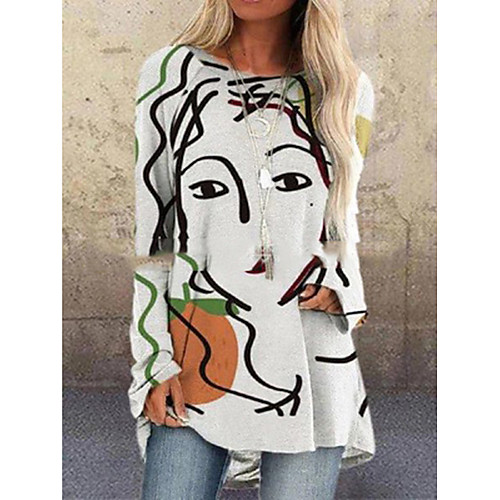 Women's Color Block Women's Hoodies Long Sleeve Plus Size Sweater Cardigans Crew Neck Fall Spring White Blue Light gray
Women's Color Block Women's Hoodies Long Sleeve Plus Size Sweater Cardigans Crew Neck Fall Spring White Blue Light gray