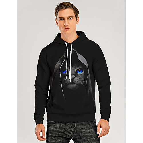 Men's Pullover Hoodie Sweatshirt Animal Patterned Graphic 3D Front Pocket Hooded Daily 3D Print 3D Print Casual Hoodies Sweatshirts Long Sleeve Black
Men's Pullover Hoodie Sweatshirt Animal Patterned Graphic 3D Front Pocket Hooded Daily 3D Print 3D Print Casual Hoodies Sweatshirts Long Sleeve Black