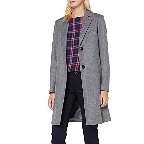women 71023 virgin wool-cashmere mix, timeless wool coat with cashmere content, lined blazer coat, gray (middle stone melange 911), (manufacturer size: 38)
women 71023 virgin wool-cashmere mix, timeless wool coat with cashmere content, lined blazer coat, gray (middle stone melange 911), (manufacturer size: 38)