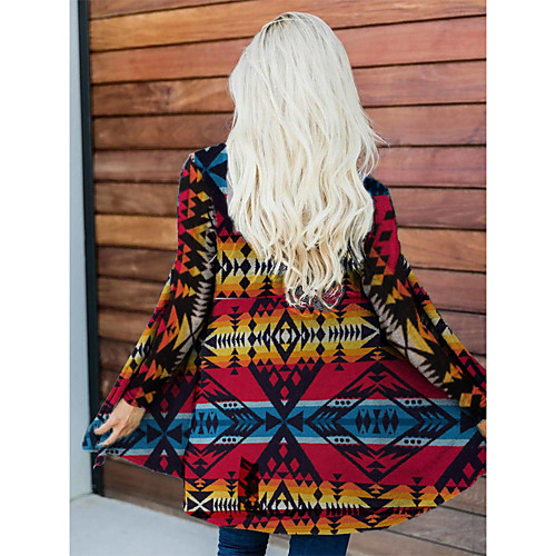 Women's Print Print Fall & Winter Sweater Coat Long Going out Long Sleeve Spandex Coat Tops Black
Women's Print Print Fall & Winter Sweater Coat Long Going out Long Sleeve Spandex Coat Tops Black