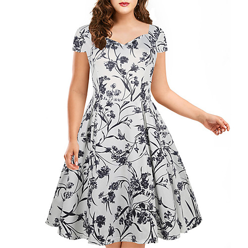 Women's Sheath Dress Knee Length Dress Black Blushing Pink Dusty Blue Short Sleeve Floral Patchwork Print Fall Summer V Neck Elegant Vintage 2021 S M L XL XXL
Women's Sheath Dress Knee Length Dress Black Blushing Pink Dusty Blue Short Sleeve Floral Patchwork Print Fall Summer V Neck Elegant Vintage 2021 S M L XL XXL