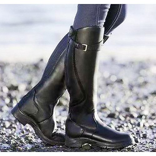 Women's Boots Riding Boots Low Heel Round Toe Knee High Boots Vintage Daily PU Buckle Solid Colored Winter Black Yellow Blue
Women's Boots Riding Boots Low Heel Round Toe Knee High Boots Vintage Daily PU Buckle Solid Colored Winter Black Yellow Blue