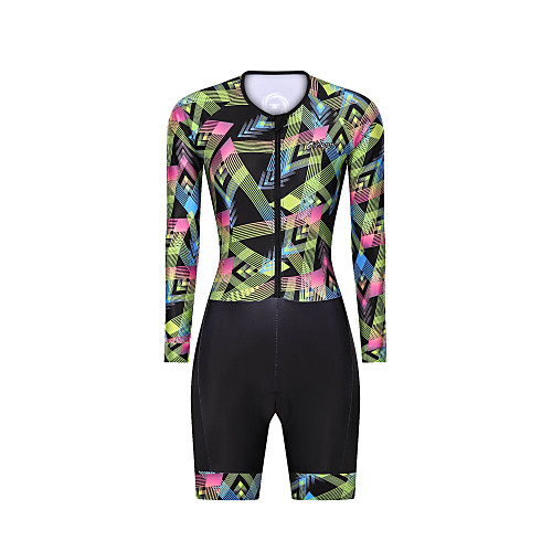 Women's Men's Long Sleeve Triathlon Tri Suit Green Bike Breathable Quick Dry Sports Graphic Mountain Bike MTB Road Bike Cycling Clothing Apparel / Stretchy / Athletic
Women's Men's Long Sleeve Triathlon Tri Suit Green Bike Breathable Quick Dry Sports Graphic Mountain Bike MTB Road Bike Cycling Clothing Apparel / Stretchy / Athletic