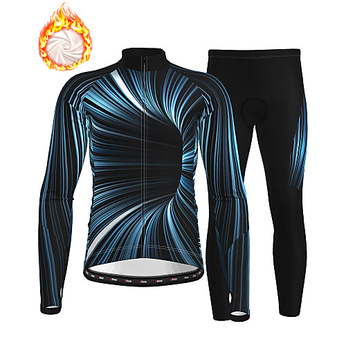 21Grams Men's Long Sleeve Cycling Jersey with Tights Winter Fleece Polyester Dark Navy Bike Clothing Suit Thermal Warm Fleece Lining Breathable 3D Pad Warm Sports Graphic Mountain Bike MTB Road Bike
21Grams Men's Long Sleeve Cycling Jersey with Tights Winter Fleece Polyester Dark Navy Bike Clothing Suit Thermal Warm Fleece Lining Breathable 3D Pad Warm Sports Graphic Mountain Bike MTB Road Bike