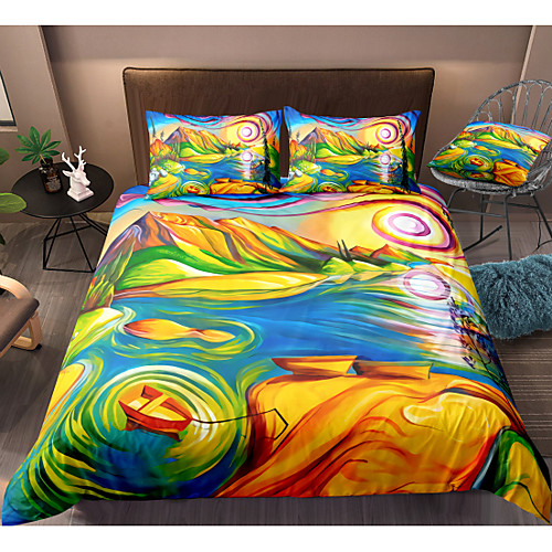 3D World Print 3-Piece Duvet Cover Set Hotel Bedding Sets Comforter Cover with Soft Lightweight Microfiber, Include 1 Duvet Cover, 2 Pillowcases for Double/Queen/King(1 Pillowcase for Twin/Single)
3D World Print 3-Piece Duvet Cover Set Hotel Bedding Sets Comforter Cover with Soft Lightweight Microfiber, Include 1 Duvet Cover, 2 Pillowcases for Double/Queen/King(1 Pillowcase for Twin/Single)