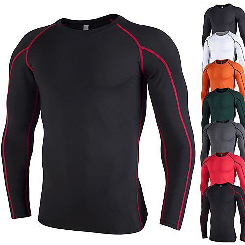 Men's Long Sleeve Compression Shirt Running Shirt Tee Tshirt Base Layer Top Athletic Elastane Thermal Warm Breathable Quick Dry Fitness Gym Workout Running Jogging Training Sportswear Solid Colored
Men's Long Sleeve Compression Shirt Running Shirt Tee Tshirt Base Layer Top Athletic Elastane Thermal Warm Breathable Quick Dry Fitness Gym Workout Running Jogging Training Sportswear Solid Colored