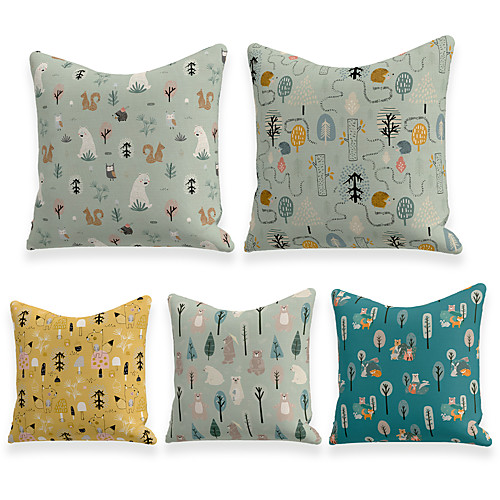 Cushion Cover 5PC Linen Soft Decorative Square Throw Pillow Cover Cushion Case Pillowcase for Sofa Bedroom 45 x 45 cm (18 x 18 Inch) Superior Quality Machine Washable
Cushion Cover 5PC Linen Soft Decorative Square Throw Pillow Cover Cushion Case Pillowcase for Sofa Bedroom 45 x 45 cm (18 x 18 Inch) Superior Quality Machine Washable