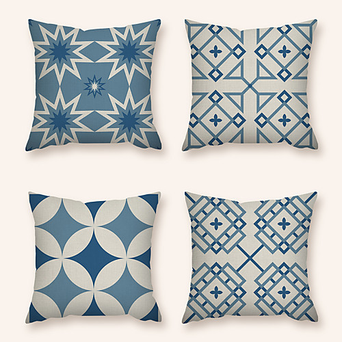 Cushion Cover 4PC Linen Soft Decorative Square Throw Pillow Cover Cushion Case Pillowcase for Sofa Bedroom 45 x 45 cm (18 x 18 Inch) Superior Quality Machine Washable
Cushion Cover 4PC Linen Soft Decorative Square Throw Pillow Cover Cushion Case Pillowcase for Sofa Bedroom 45 x 45 cm (18 x 18 Inch) Superior Quality Machine Washable