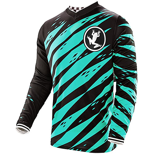 21Grams Men's Long Sleeve Downhill Jersey Spandex Blue Bike Jersey Top Mountain Bike MTB Road Bike Cycling UV Resistant Quick Dry Sports Clothing Apparel / Athletic
21Grams Men's Long Sleeve Downhill Jersey Spandex Blue Bike Jersey Top Mountain Bike MTB Road Bike Cycling UV Resistant Quick Dry Sports Clothing Apparel / Athletic