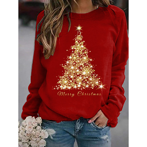 Women's Pullover Sweatshirt Graphic Star Christmas Basic Christmas Hoodies Sweatshirts Loose Red
Women's Pullover Sweatshirt Graphic Star Christmas Basic Christmas Hoodies Sweatshirts Loose Red