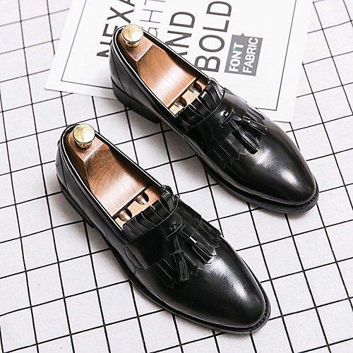 Men's Loafers & Slip-Ons Casual Daily PU Breathable Non-slipping Wear Proof Black Blue Fall
Men's Loafers & Slip-Ons Casual Daily PU Breathable Non-slipping Wear Proof Black Blue Fall