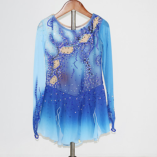 21Grams Figure Skating Dress Women's Girls' Ice Skating Dress Blue Spandex High Elasticity Training Competition Skating Wear Crystal / Rhinestone Sleeveless Ice Skating Figure Skating / Kids
21Grams Figure Skating Dress Women's Girls' Ice Skating Dress Blue Spandex High Elasticity Training Competition Skating Wear Crystal / Rhinestone Sleeveless Ice Skating Figure Skating / Kids